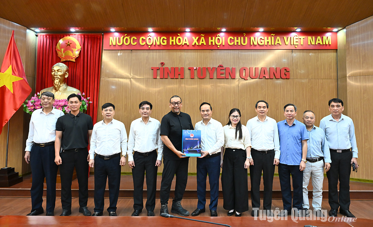 Lãnh đạo tỉnh làm việc với Đoàn công tác của Hiệp hội Ẩm thực Nhật Bản - Việt Nam