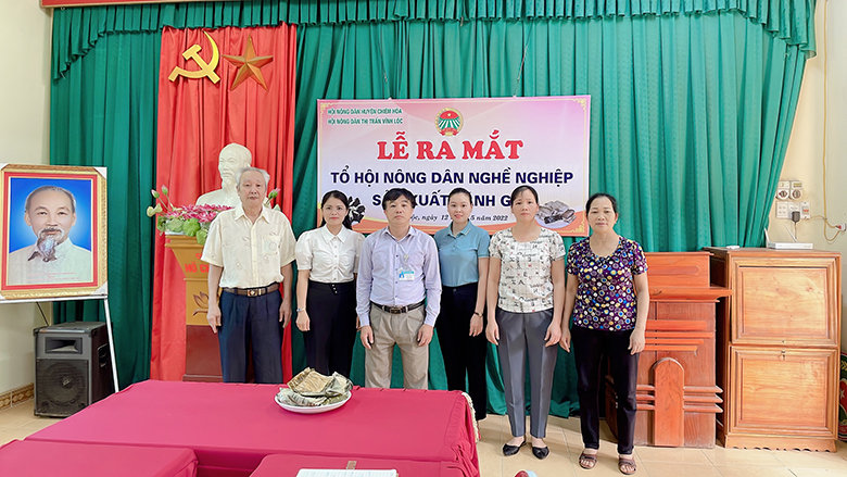 Ra mắt Tổ hội nông dân nghề nghiệp sản xuất bánh gai Chiêm Hóa