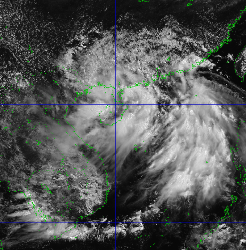 Sáng mai (11/8), bão số 2 đổ bộ trực tiếp vào khu vực từ Quảng Ninh đến Nam Định, toàn miền Bắc mưa to