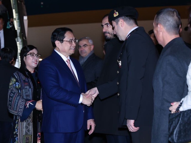 Thủ tướng Phạm Minh Chính và Phu nhân tới Ankara, bắt đầu thăm chính thức Thổ Nhĩ Kỳ