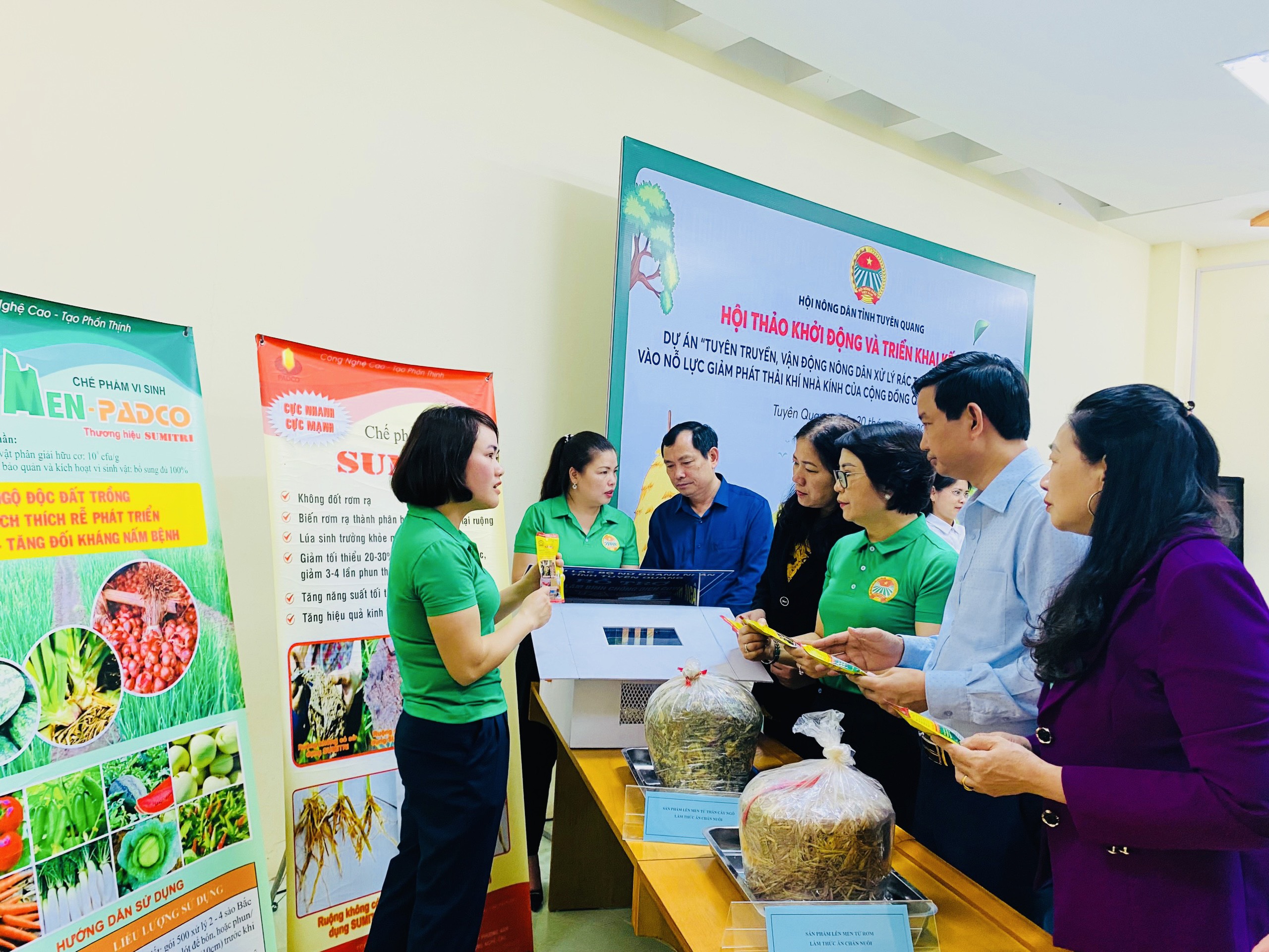 Hội thảo khởi động và triển khai kế hoạch Dự án "Tuyên truyền, vận động nông dân xử lý rác thải tại Việt Nam, góp phần vào nỗ lực giảm phát thải khí nhà kính của cộng đồng quốc tế" tại Tuyên Quang